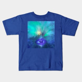 Vision of a cyborg Kids T-Shirt